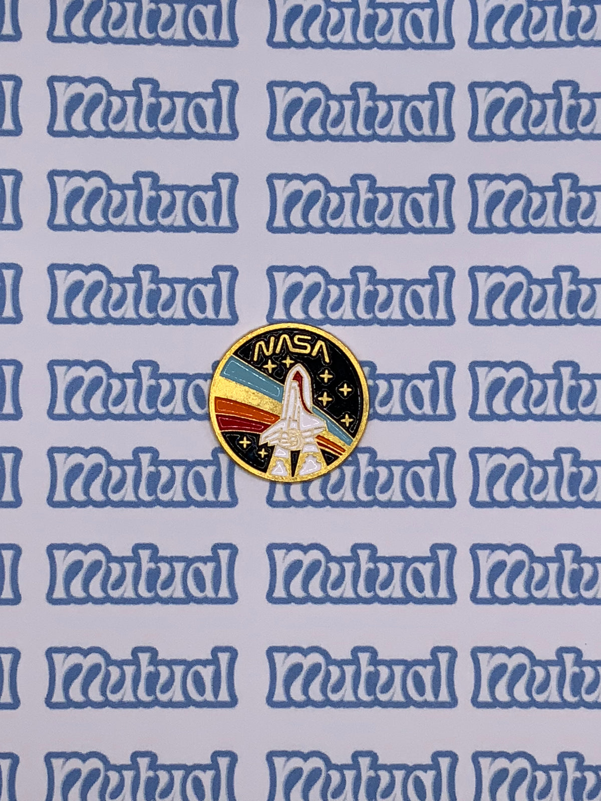 Nasa metal stickers