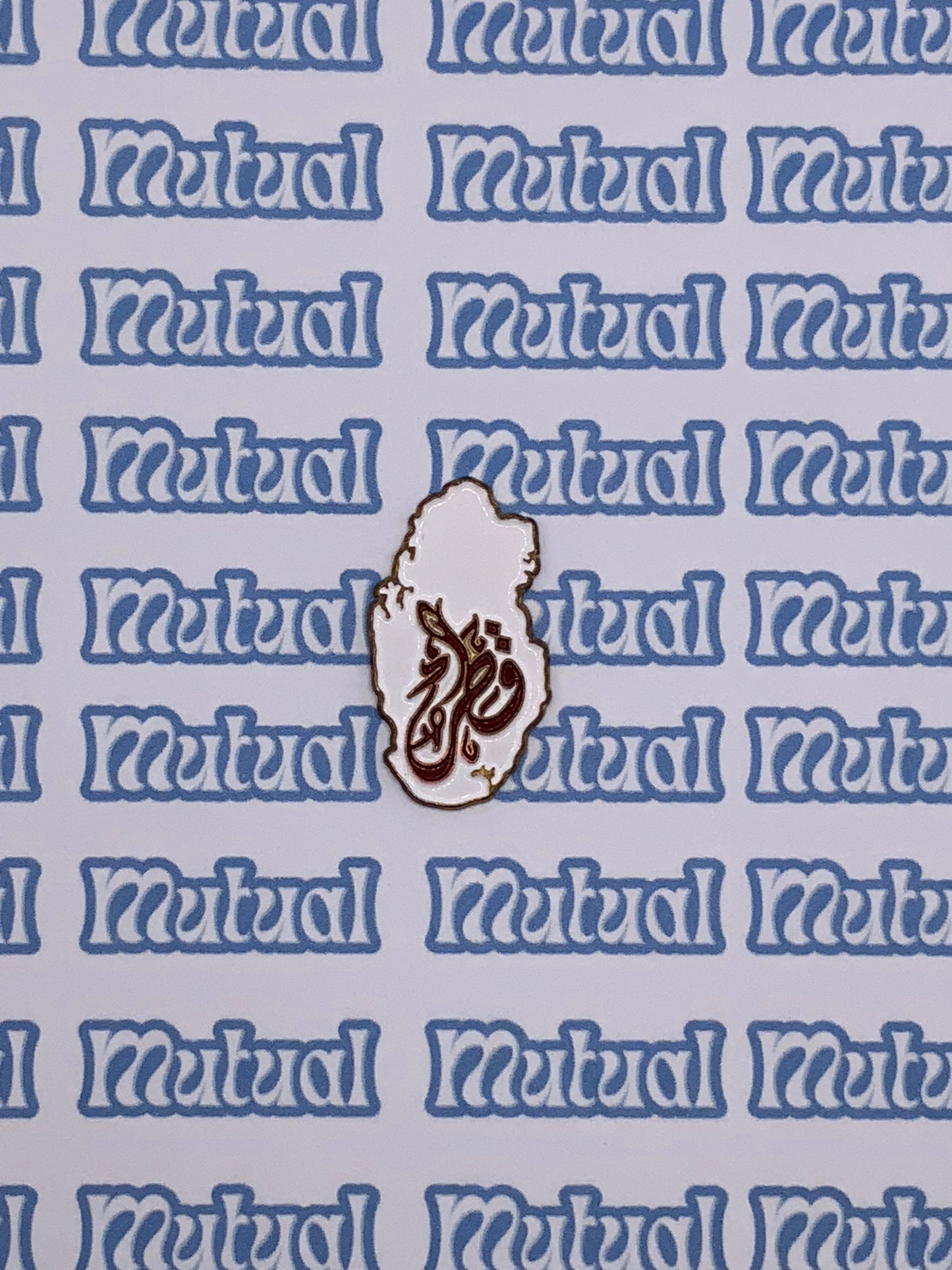 Place metal stickers