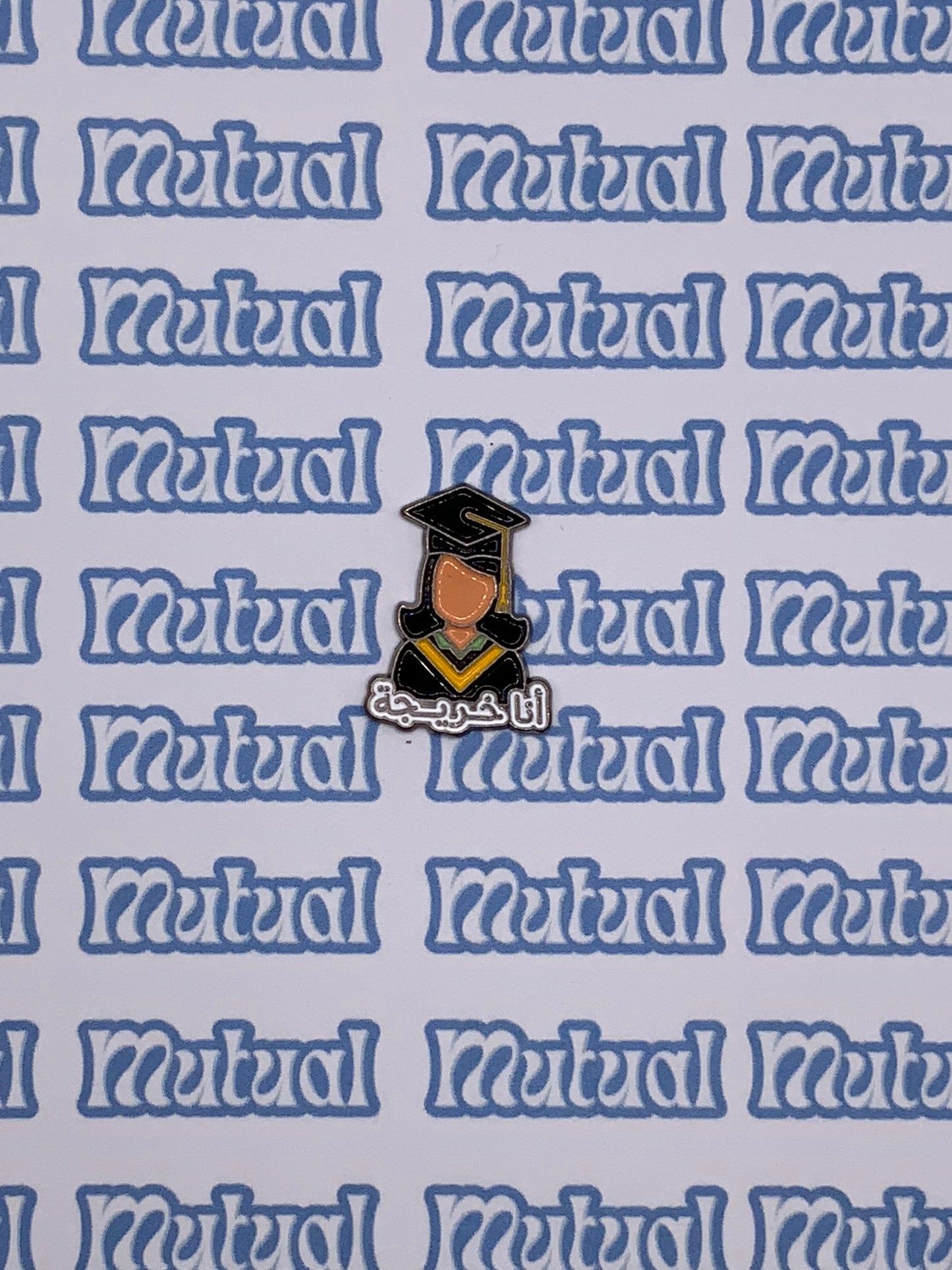 Graduation metal sticker