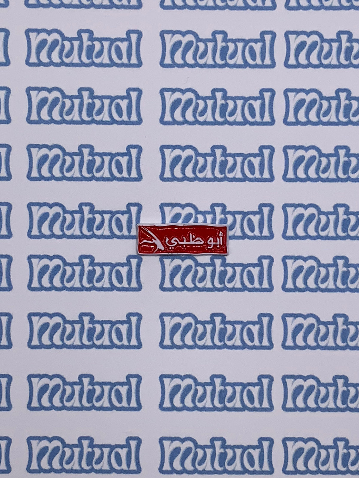Abudhabi metal stickers