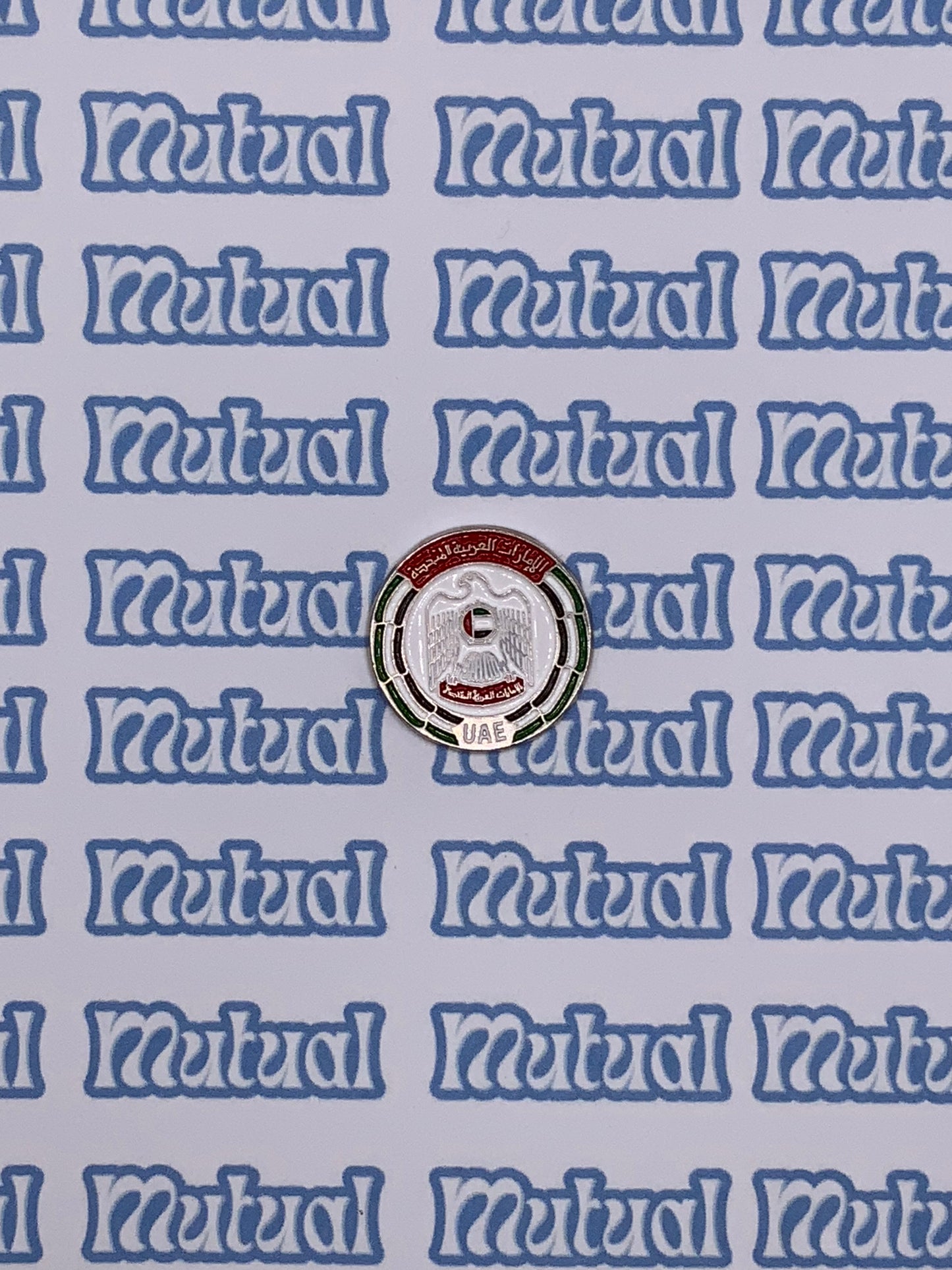 UAE logo metal stickers