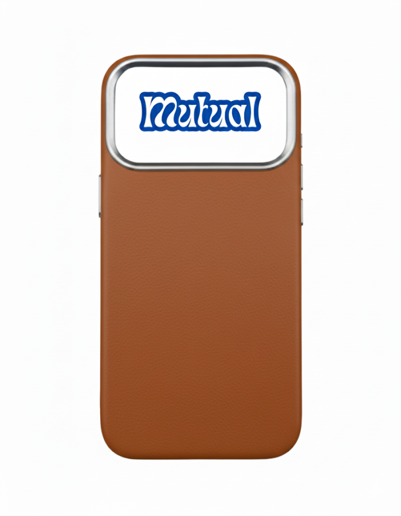 Customizable Leather iPhone Case