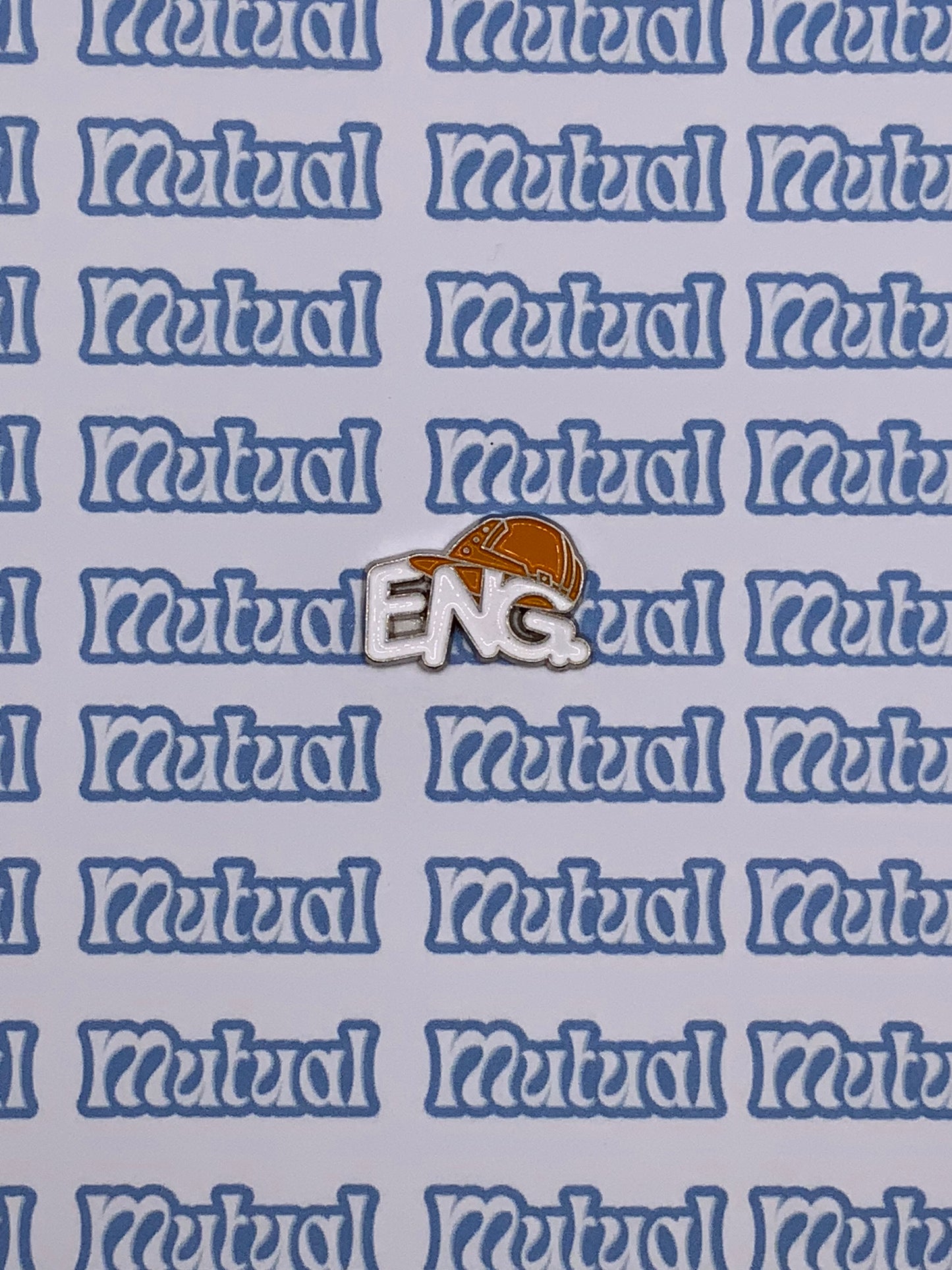 Eng. metal stickers
