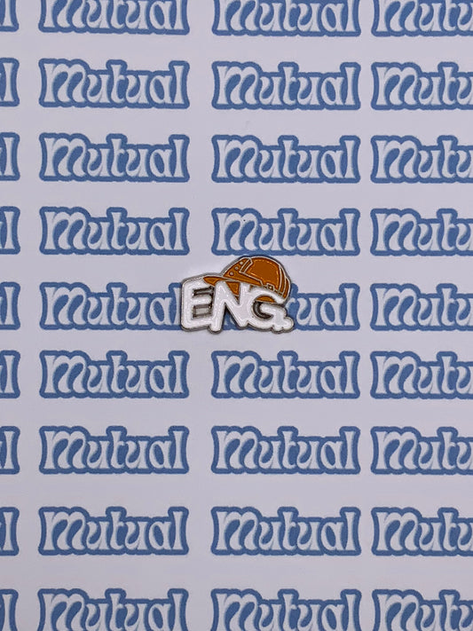 Eng. metal stickers