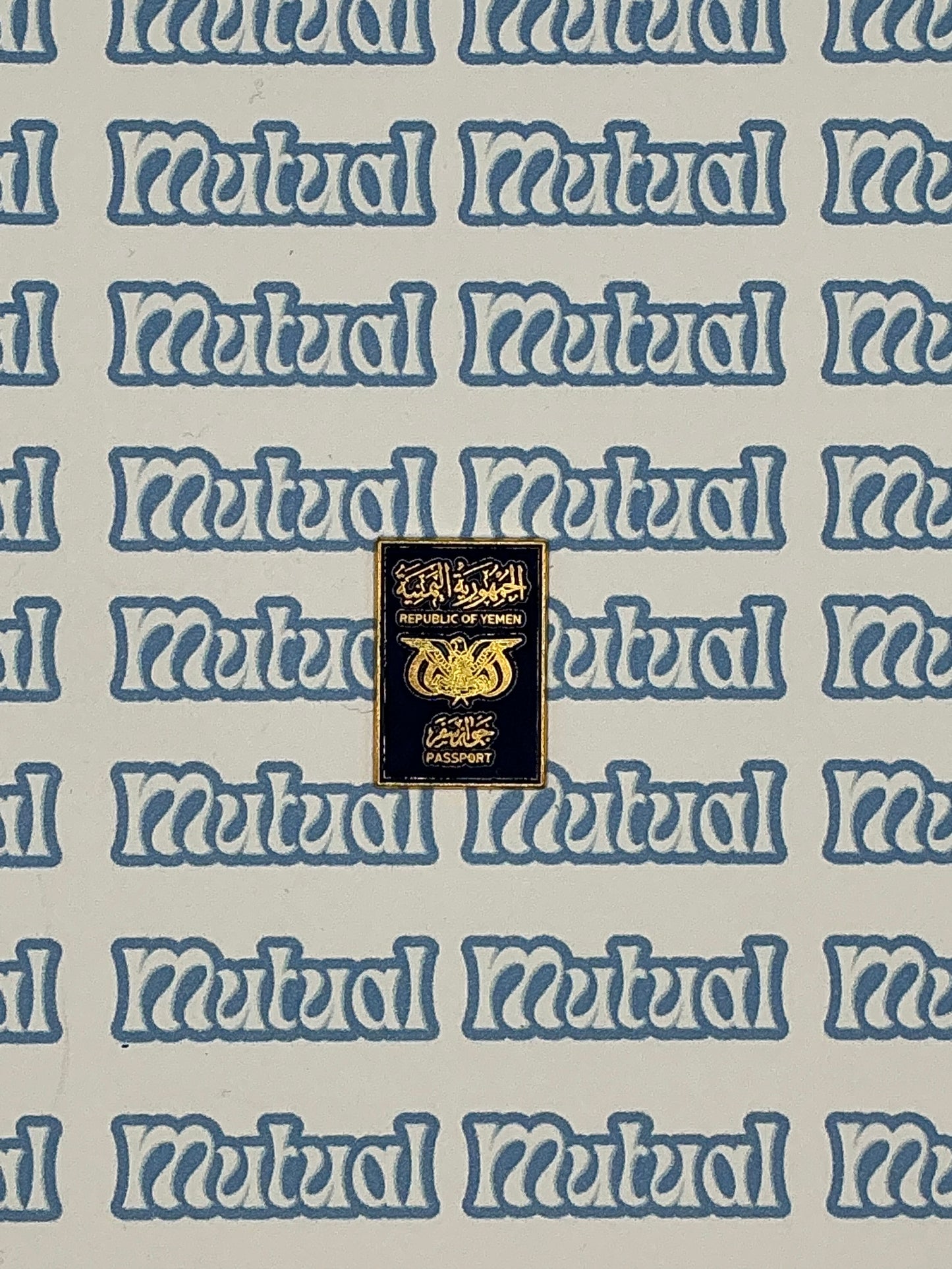 Passport metal stickers