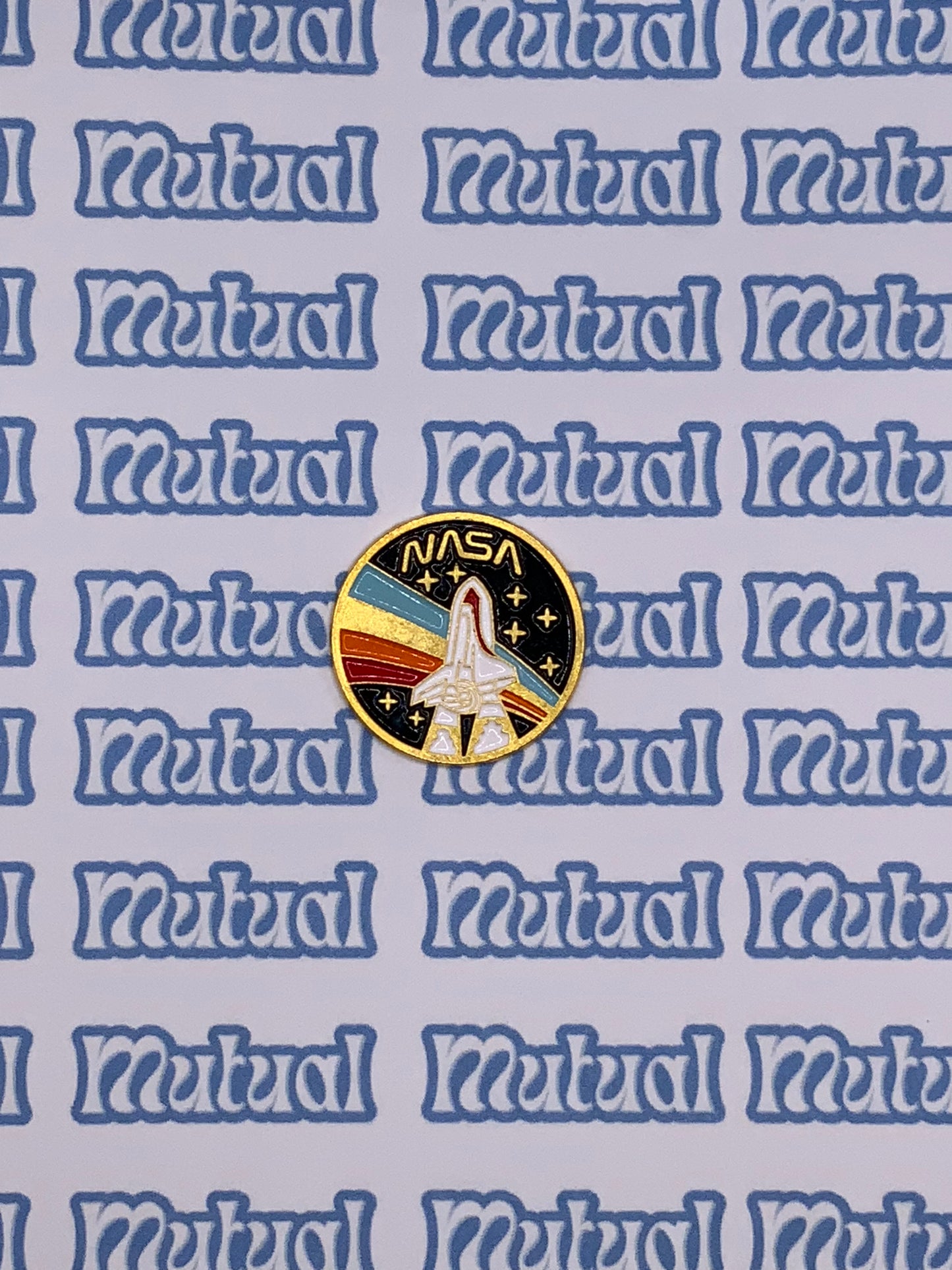 Nasa metal stickers