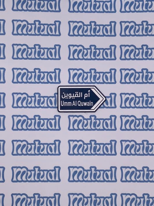 Blue arrows sign