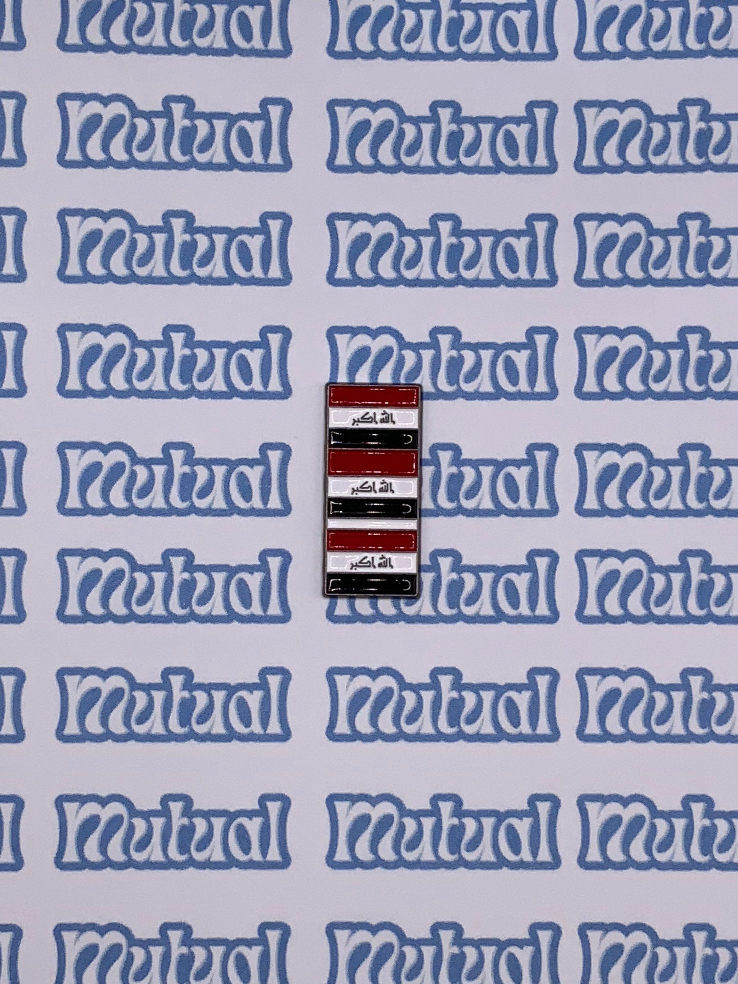 Place metal stickers