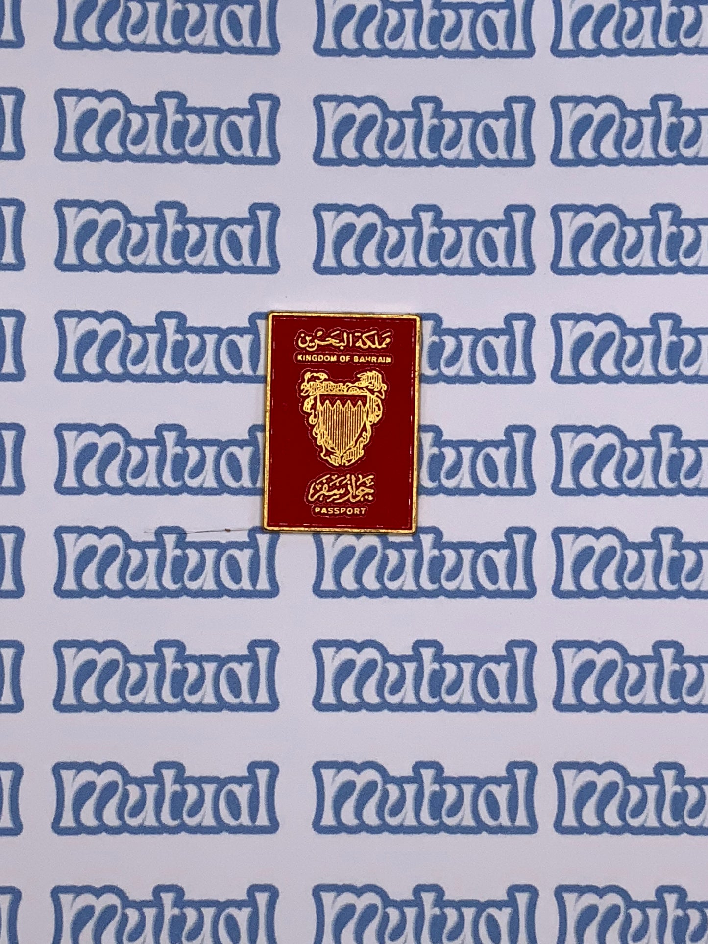 Passport metal stickers