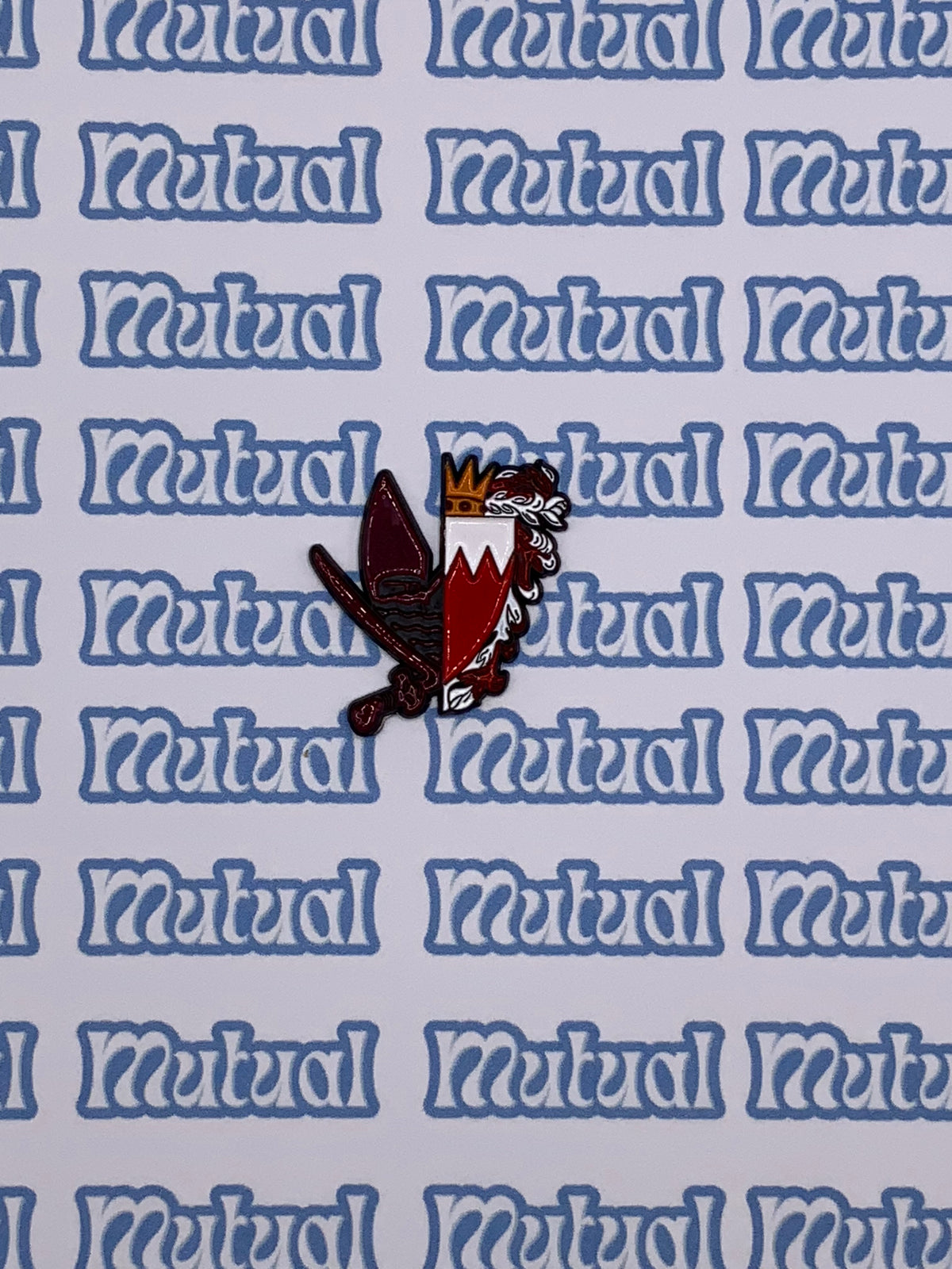 Place metal stickers