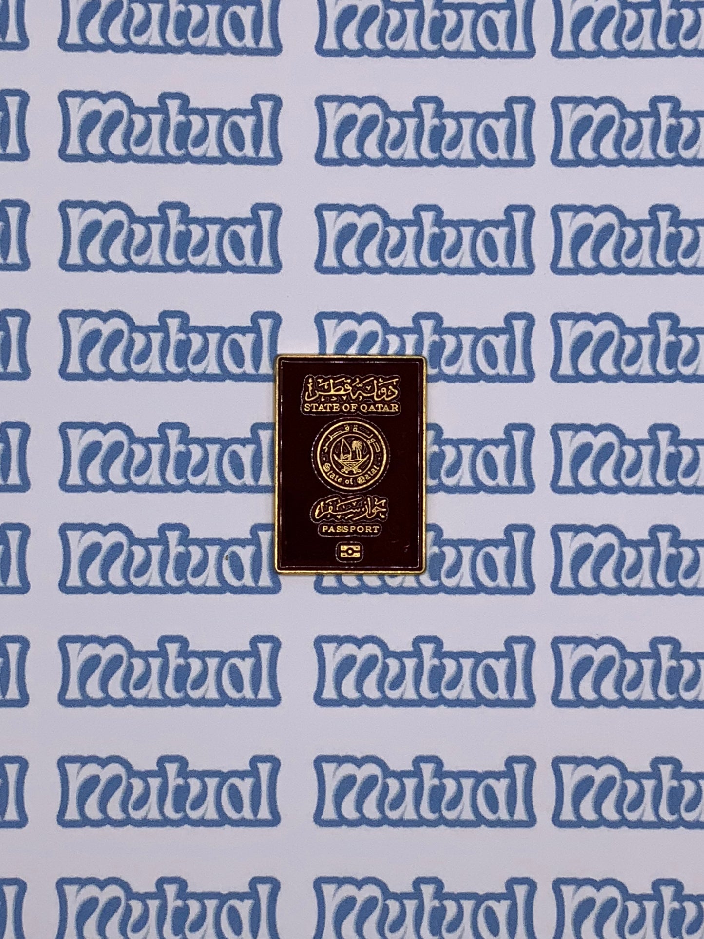 Passport metal stickers
