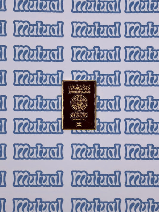 Passport metal stickers