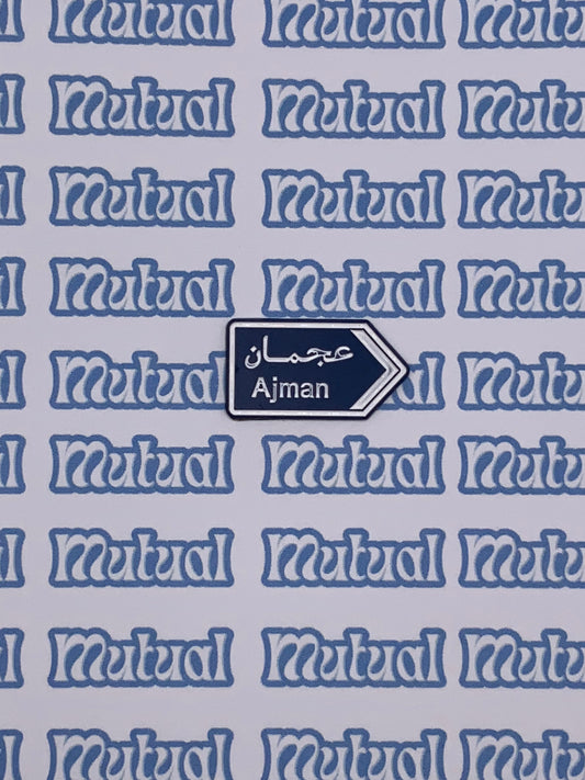 Blue arrows sign