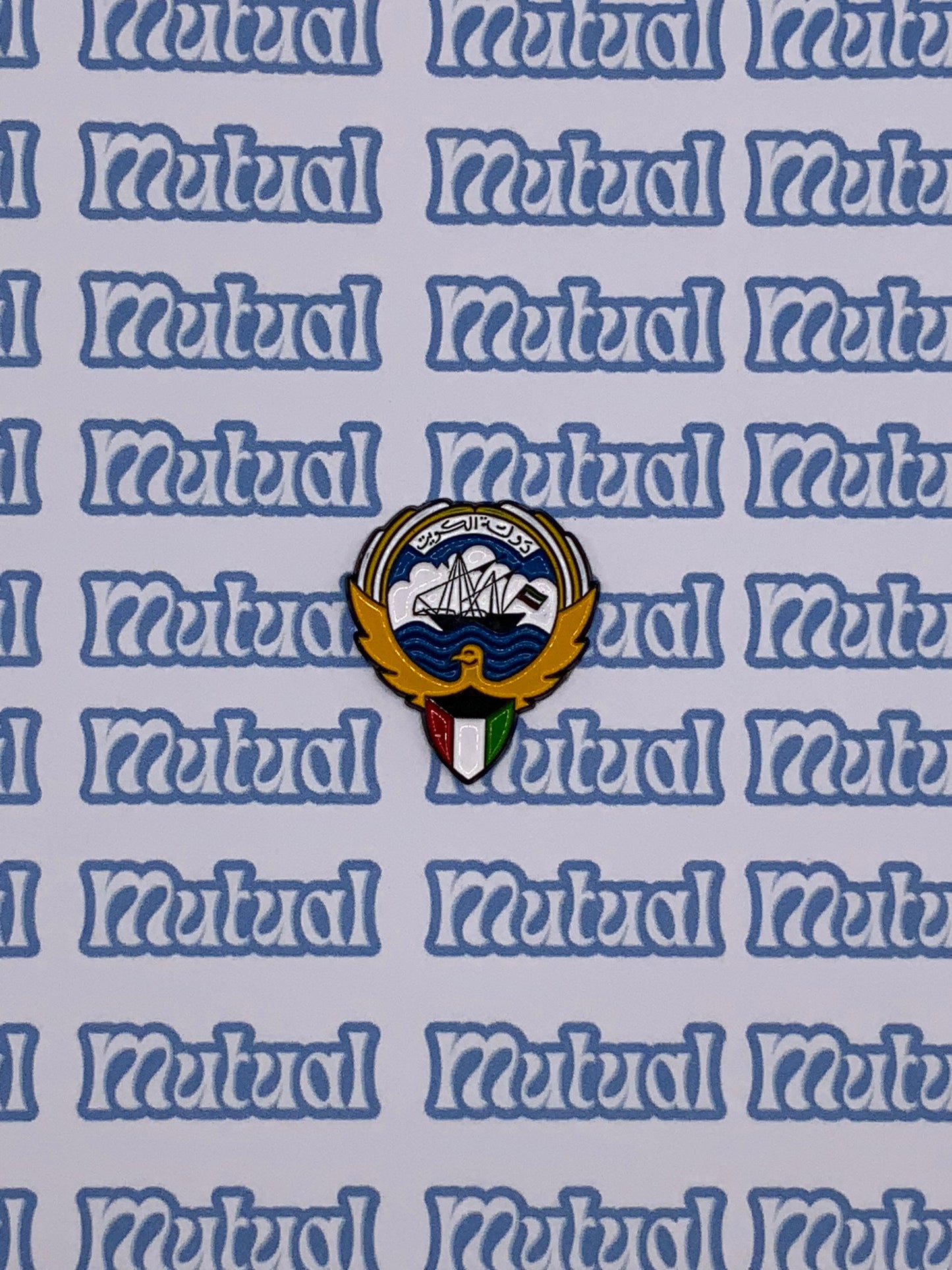Place metal stickers