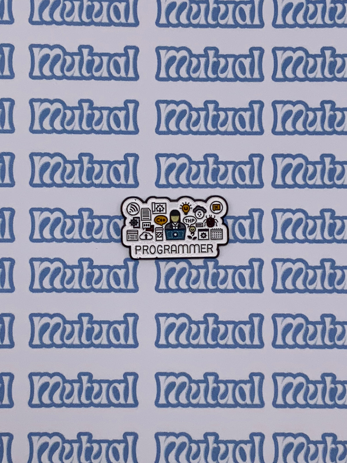 Programmer metal stickers