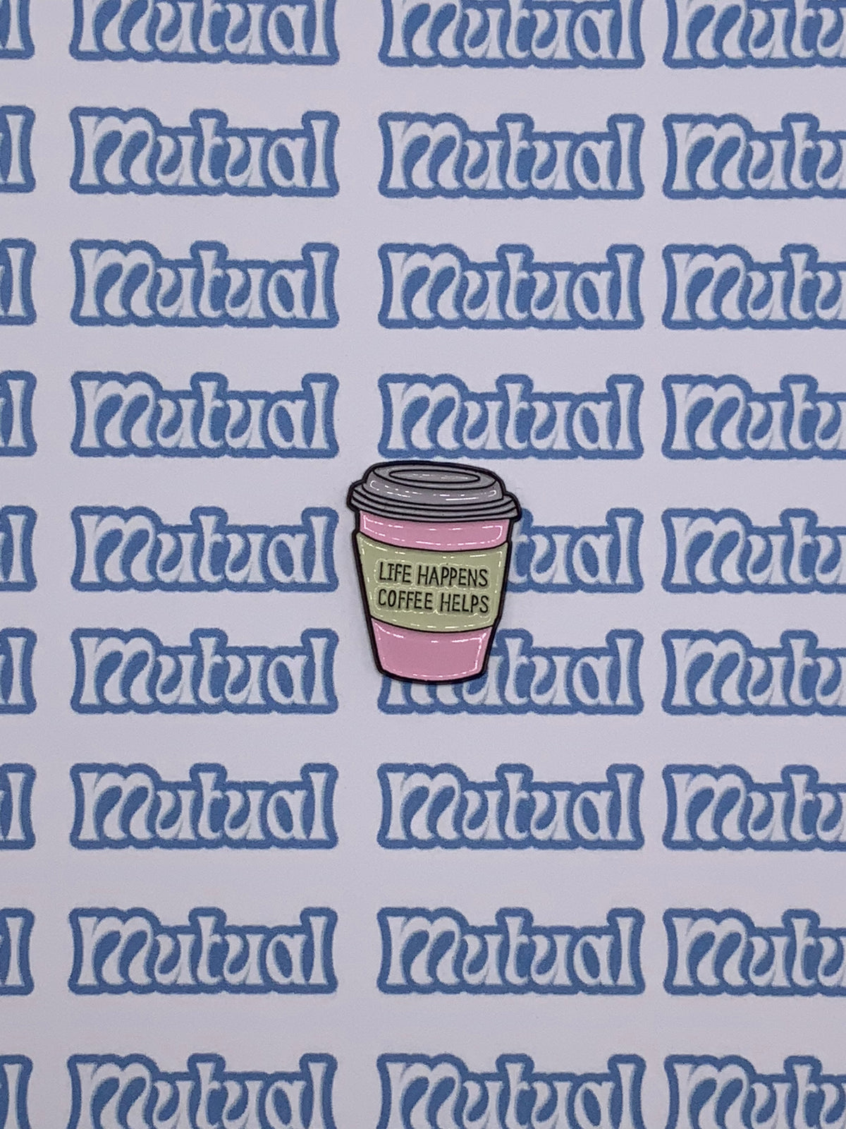 Coffee metal stickers
