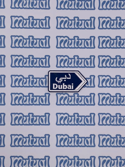 Blue arrows sign