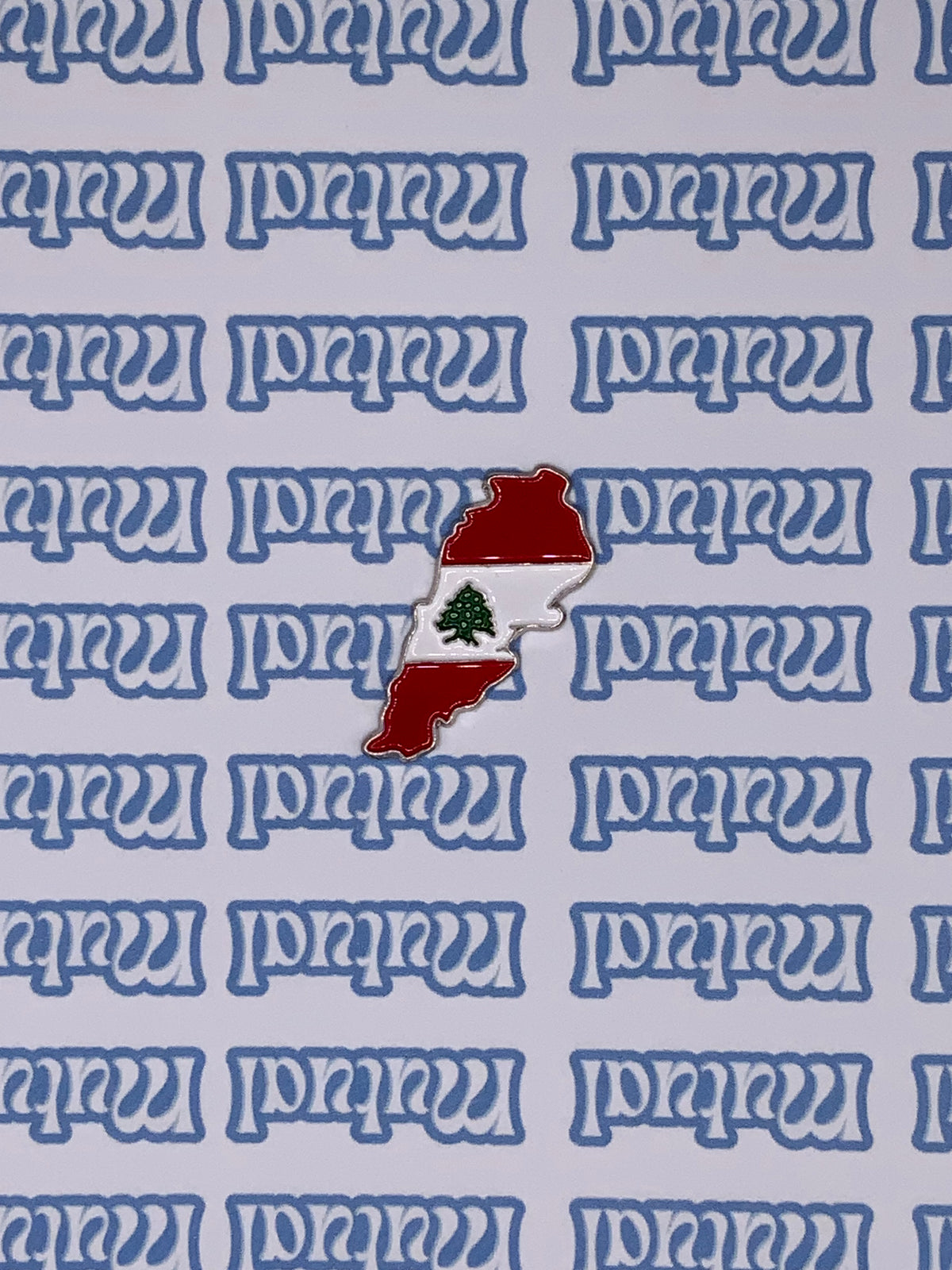 Place metal stickers