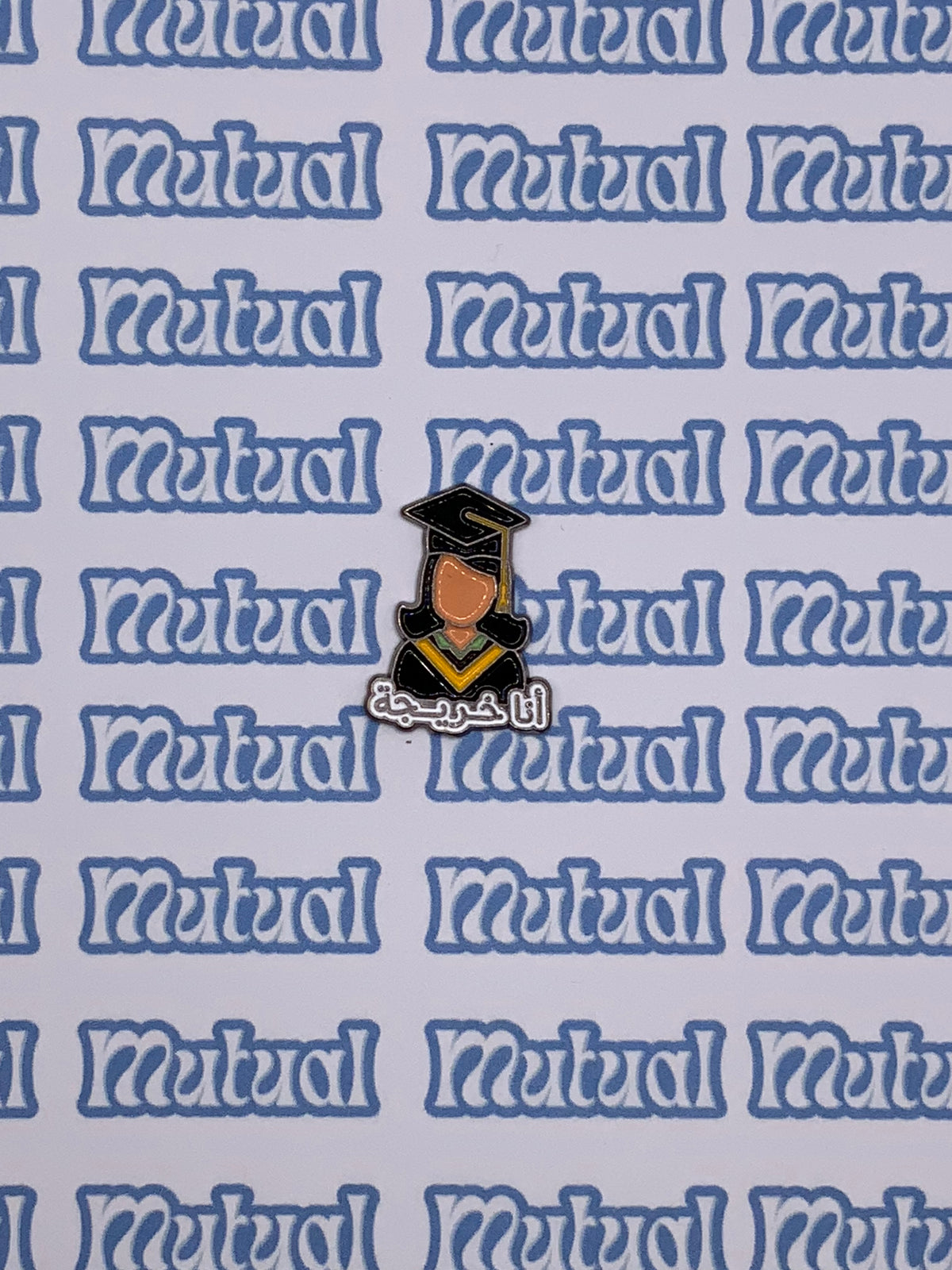 Graduation metal sticker