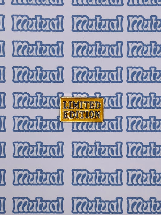 Limited edition metal stickers