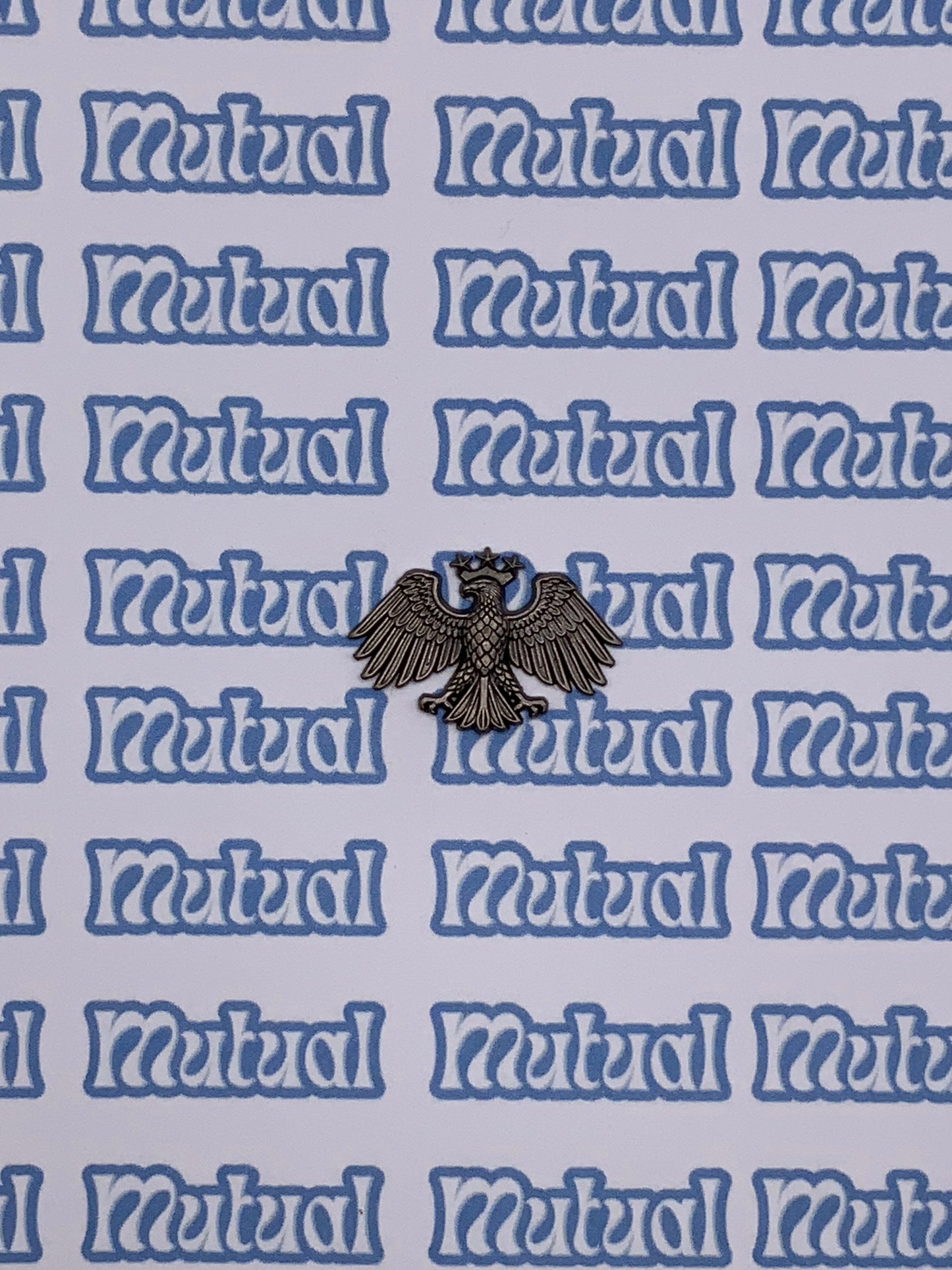 Falcon star metal sticker