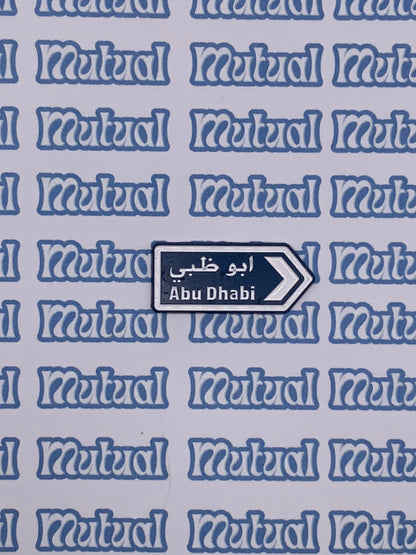 Blue arrows sign