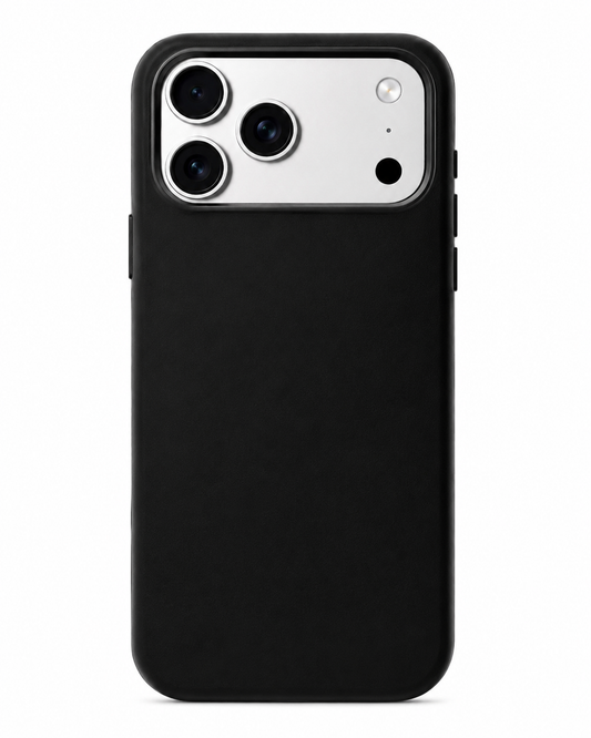 Plain Leather iPhone Case