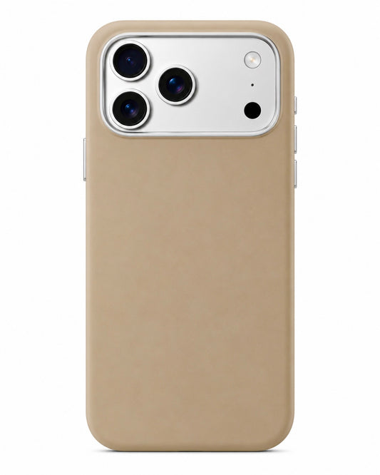 Plain Leather iPhone Case