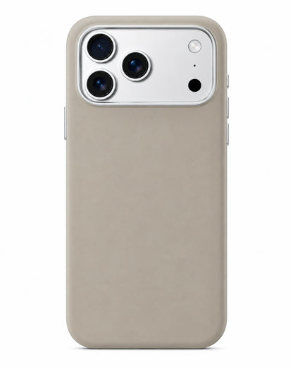 Plain Leather iPhone Case