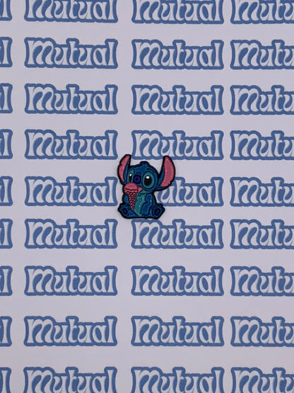 Stitch metal stickers